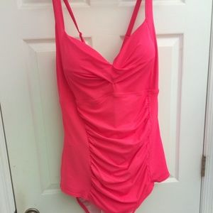 Sexy Torrid Coral One Piece Swimsuit! Size 5!